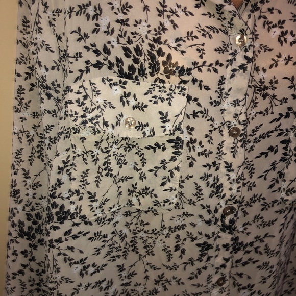 Evan picone snakeskin button dress blouse size 1X - Picture 3 of 9